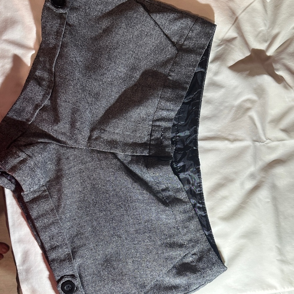 No Boundaries Gray High Waist Women's Shorts